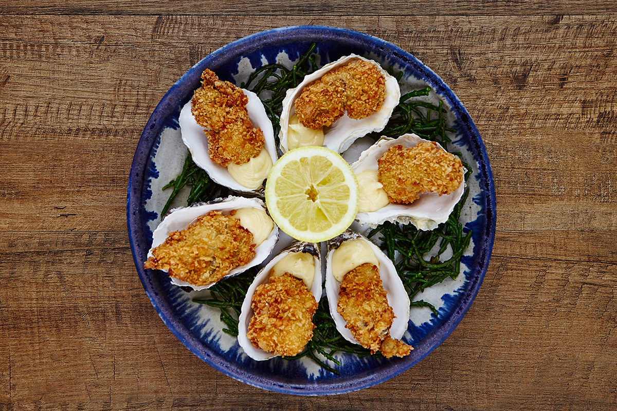 Loch Fyne Oysters with Horseradish Mayo