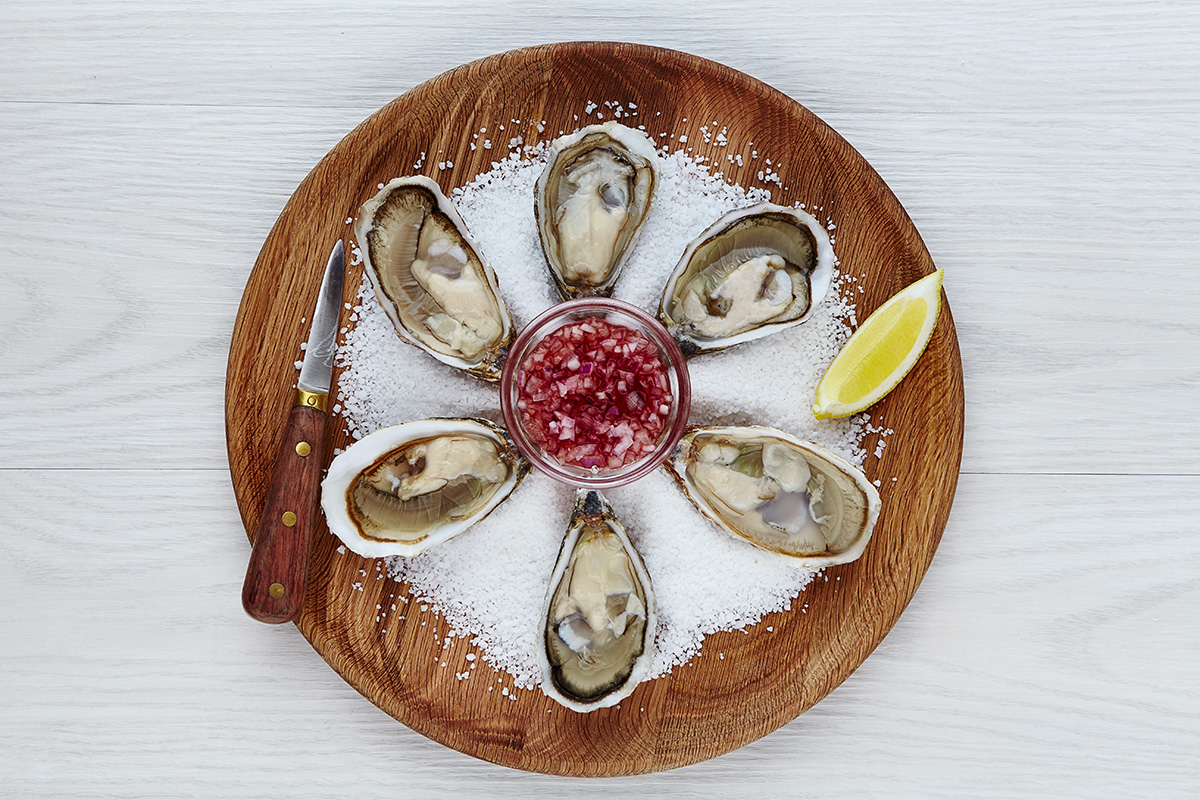 Loch Fyne Oysters with Shallot Vinaigrette