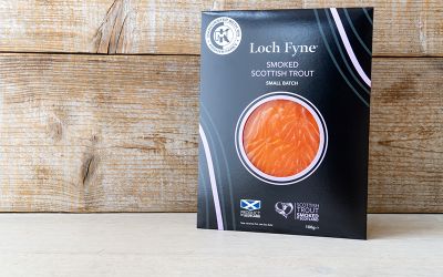 Scottish Smoked Trout Slices 100g