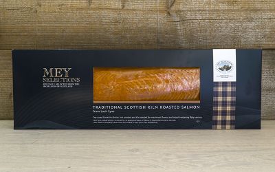 Mey Selections Traditional Scottish Kiln Roasted Salmon Unsliced Side (Min 1kg)