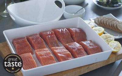 Lightly Smoked Salmon 10 x 140g portions