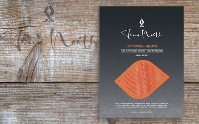 True North Hot Smoked Salmon Slices 200g