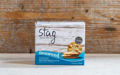 Stag Cocktail Water Biscuits with Seaweed 125g