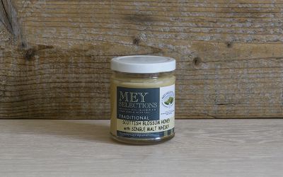 Mey Selections Traditional Scottish Blossom Honey with Single Malt Whisky 227g